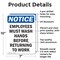 Signmission Safety Culture Sign, 7 in Width, Aluminum, Rectangle OS-2PACK-NS-A-710-V-11971 - alternate 3